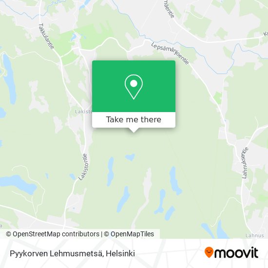 Pyykorven Lehmusmetsä map