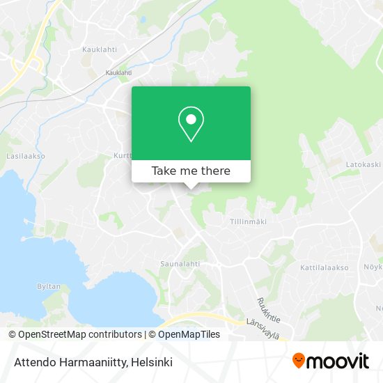 Attendo Harmaaniitty map