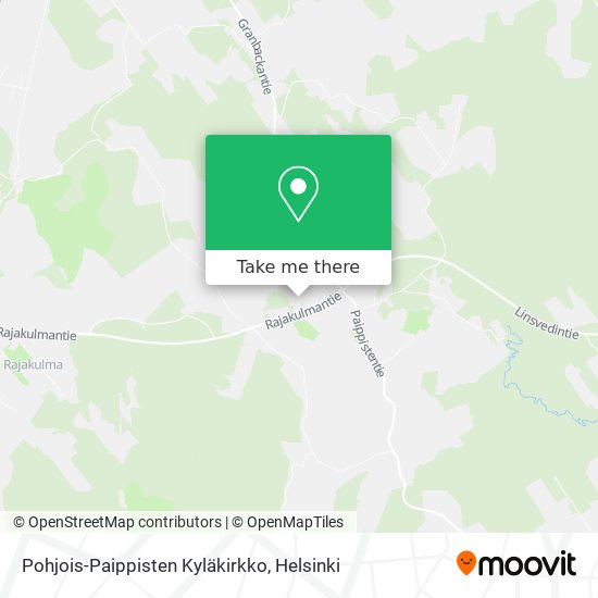 Pohjois-Paippisten Kyläkirkko map