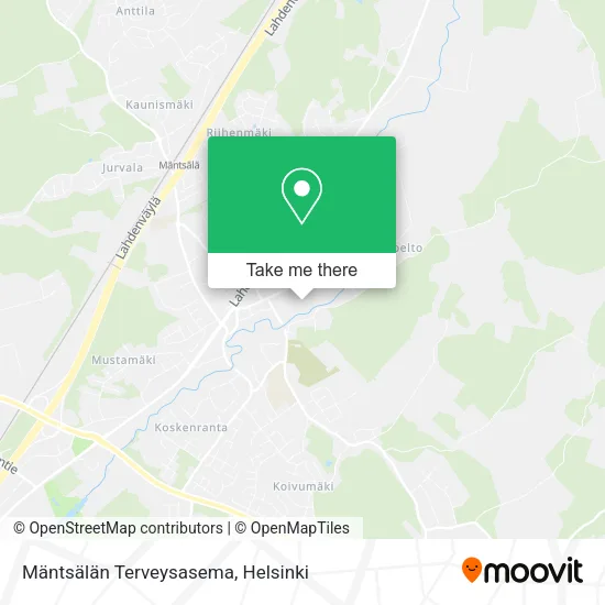 Mäntsälän Terveysasema map