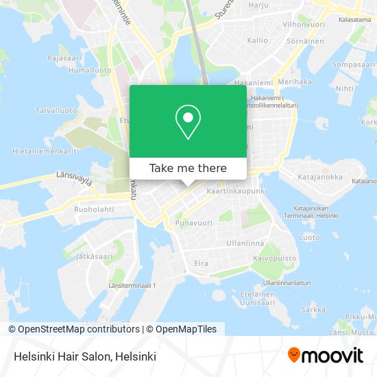 Helsinki Hair Salon map