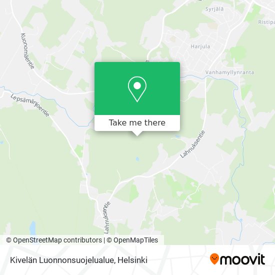 Kivelän Luonnonsuojelualue map