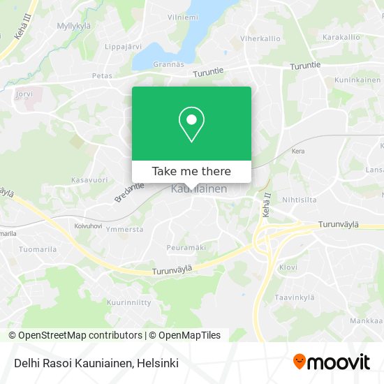 Delhi Rasoi Kauniainen map