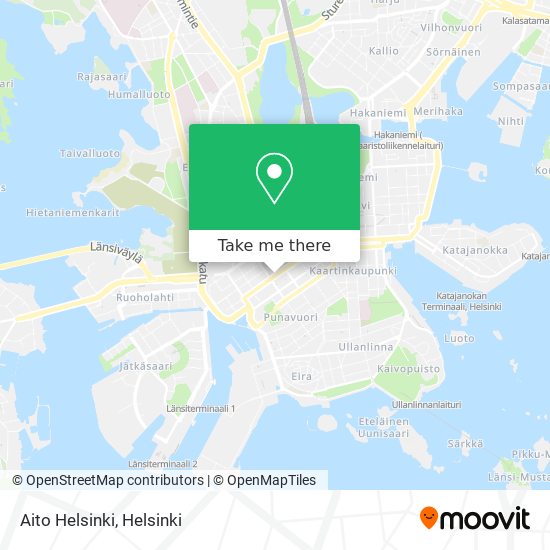 Aito Helsinki map