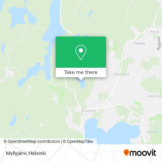 Myllyjärvi map