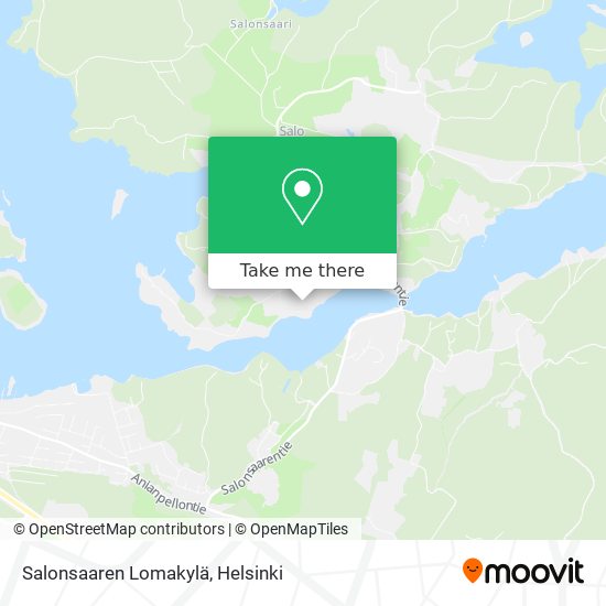 Salonsaaren Lomakylä map