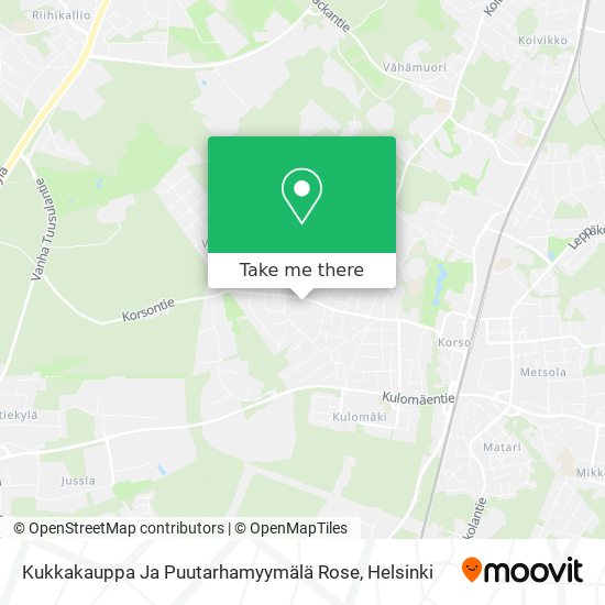 Kukkakauppa Ja Puutarhamyymälä Rose map