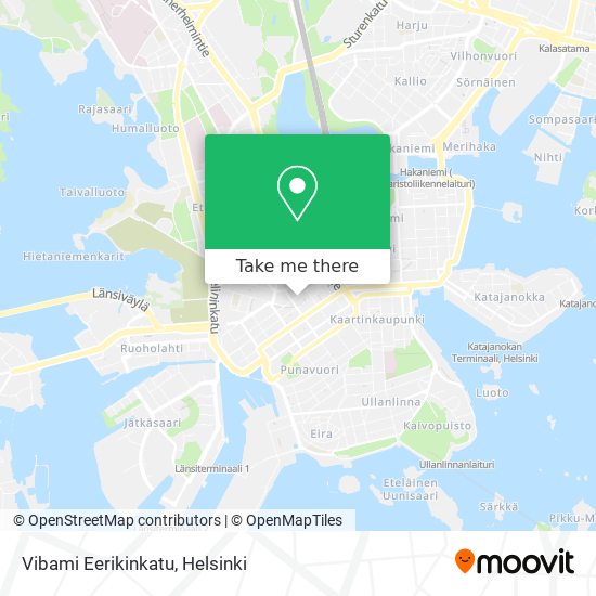 Vibami Eerikinkatu map