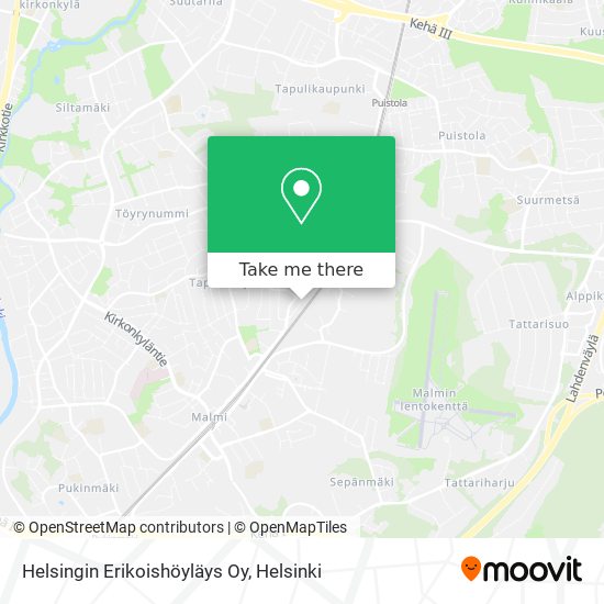 Helsingin Erikoishöyläys Oy map