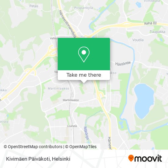 Kivimäen Päiväkoti map