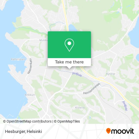 Hesburger map