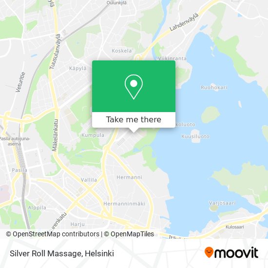 Silver Roll Massage map