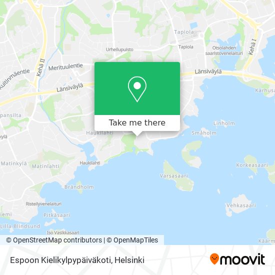 Espoon Kielikylpypäiväkoti map