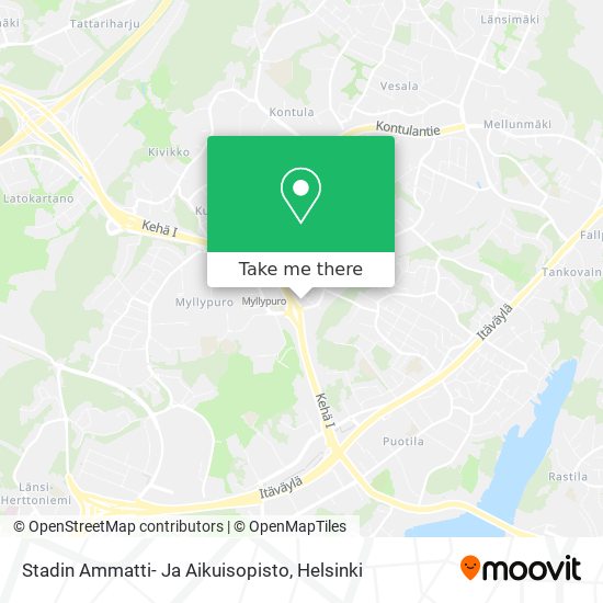 Stadin Ammatti- Ja Aikuisopisto map
