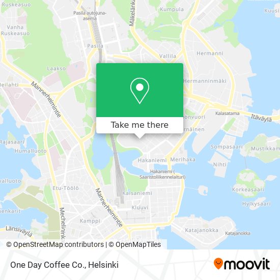 One Day Coffee Co. map