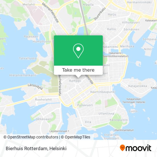 Bierhuis Rotterdam map
