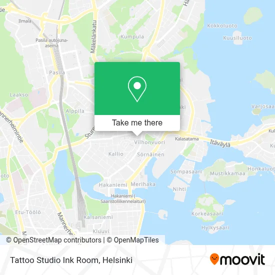 Tattoo Studio Ink Room map