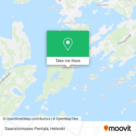 Saaristomuseo Pentala map