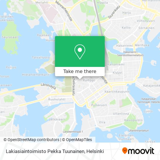 Lakiasiaintoimisto Pekka Tuunainen map