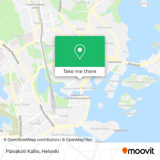 Päiväkoti Kallio map