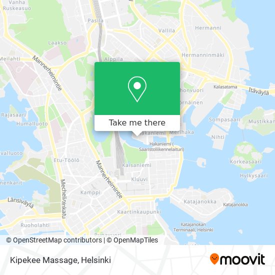 Kipekee Massage map