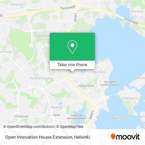 Open Innovation House Extension map