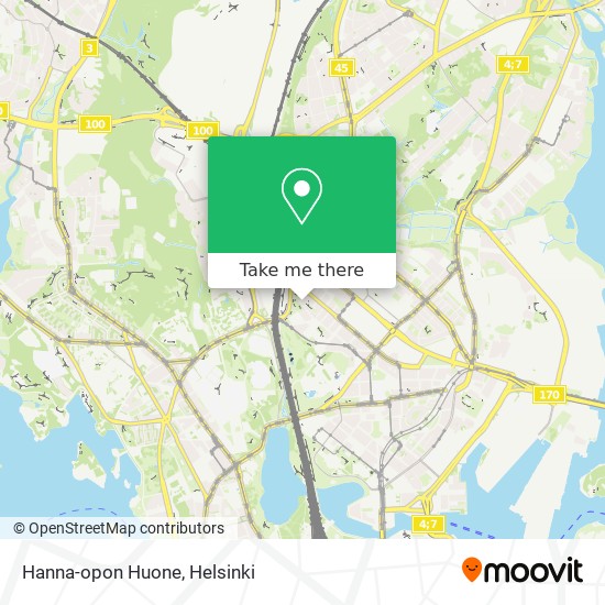 Hanna-opon Huone map