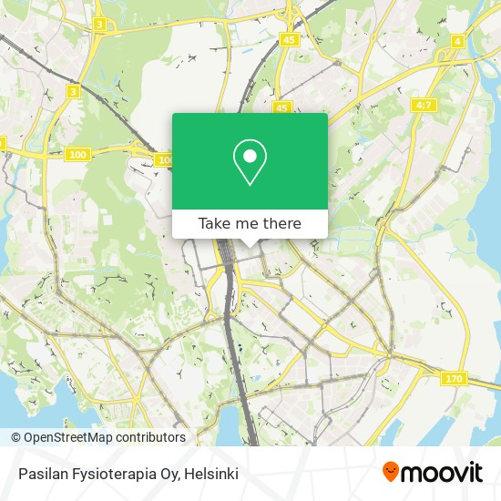 Pasilan Fysioterapia Oy map