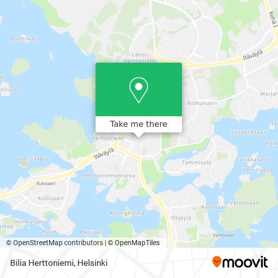 Bilia Herttoniemi map