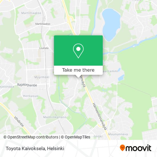 Toyota Kaivoksela map