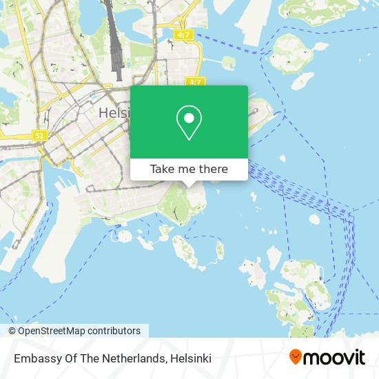 Embassy Of The Netherlands map