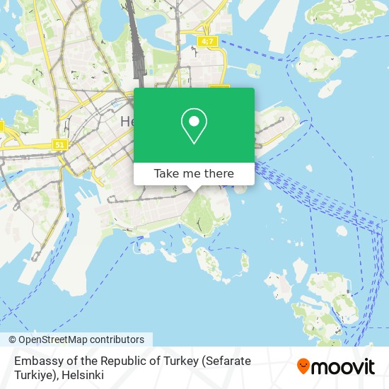 Embassy of the Republic of Turkey (Sefarate Turkiye) map