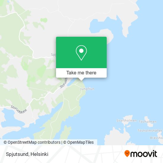 Spjutsund map