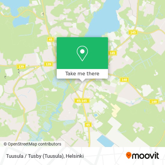 Tuusula / Tusby map