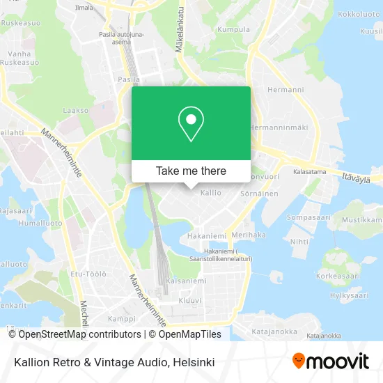 Kallion Retro & Vintage Audio map