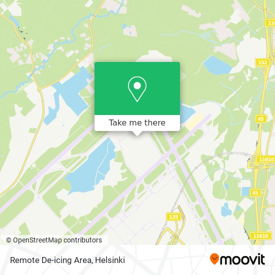 Remote De-icing Area map