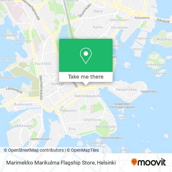 Marimekko Marikulma Flagship Store map