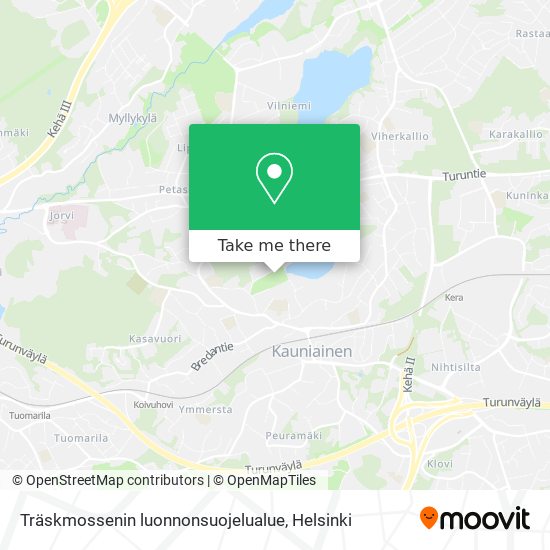 Träskmossenin luonnonsuojelualue map