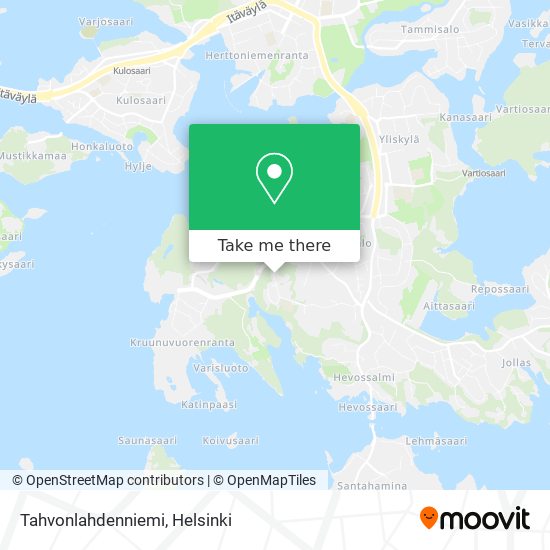 Tahvonlahdenniemi map