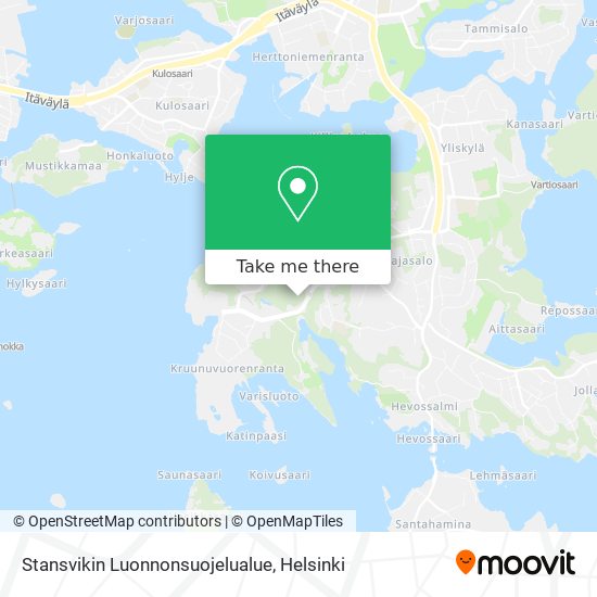 Stansvikin Luonnonsuojelualue map