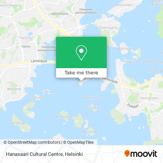 Hanasaari Cultural Centre map