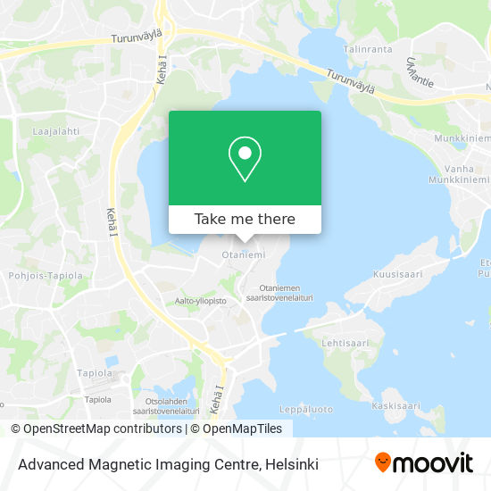 Advanced Magnetic Imaging Centre map