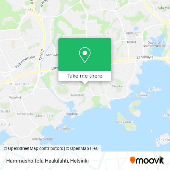 Hammashoitola Haukilahti map