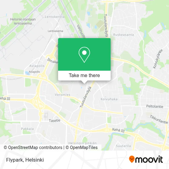 Flypark map
