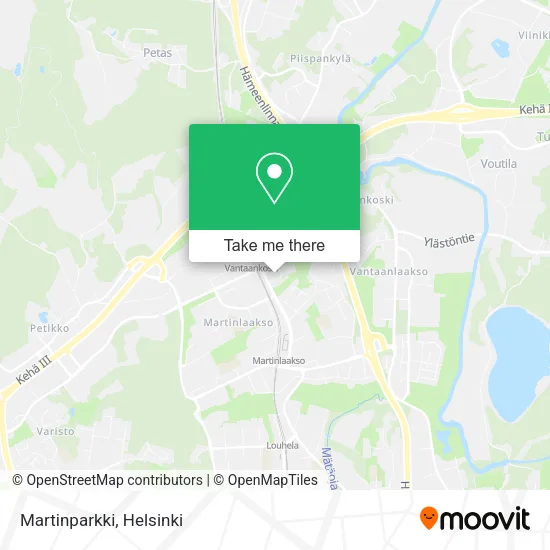 Martinparkki map