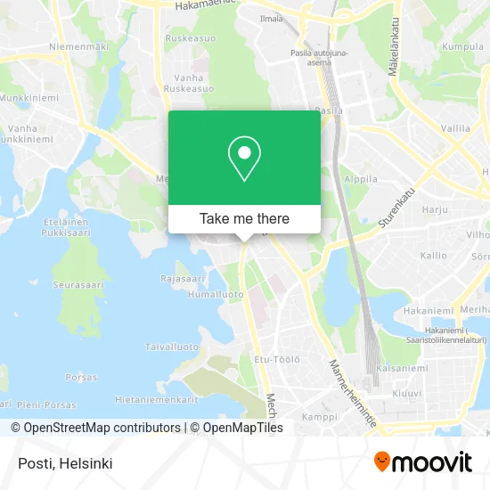 Posti map