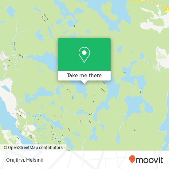 Orajärvi map