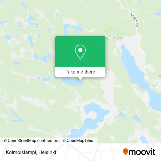Kolmoislampi map