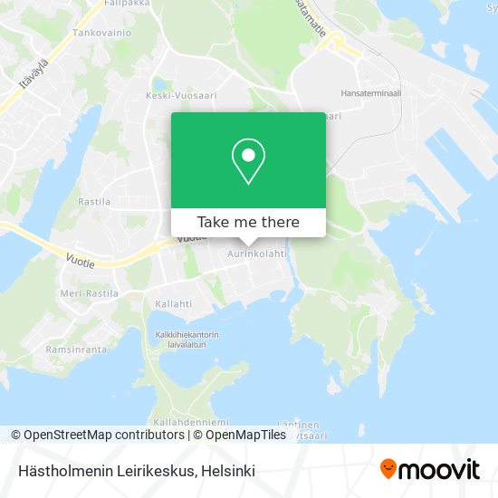 Hästholmenin Leirikeskus map