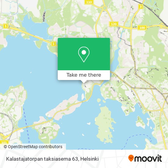 Kalastajatorpan taksiasema 63 map